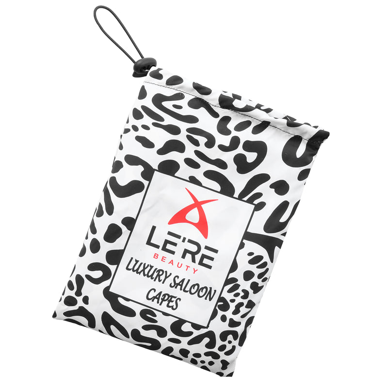 LE'RE BLACK LEOPARD CAPE